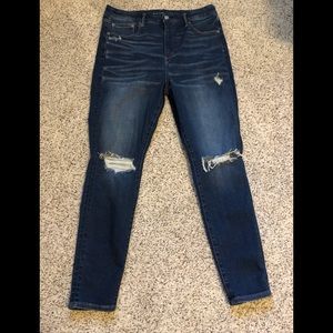 American Eagle Luxe Super High Rise jegging 16 R